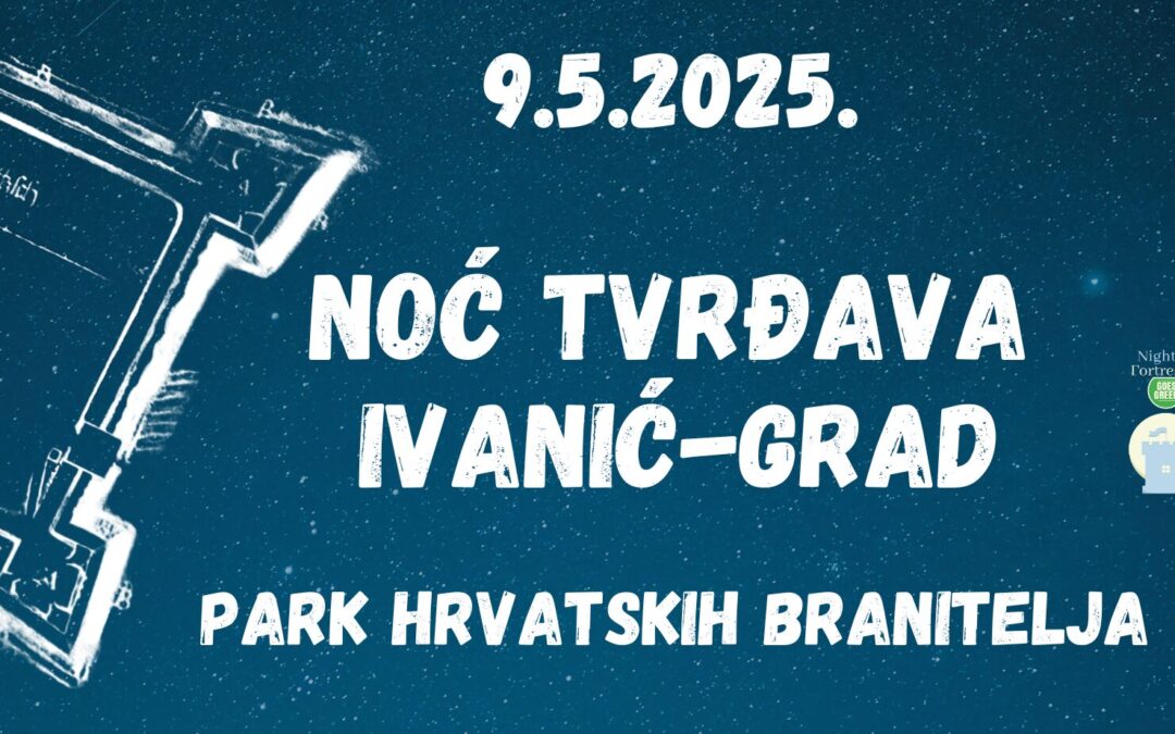 Poziv na događanje Noć tvrđava u Ivanić-Gradu // petak 9.5. 2025 od 17:00