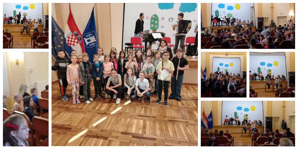 Animacijski koncert glazbenog odjela OŠ Stjepana Basaričeka