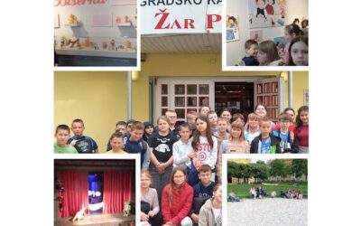 Treći i četvrti razred u kazalištu i posjetu galeriji Školskog muzeja „Školica za pet“